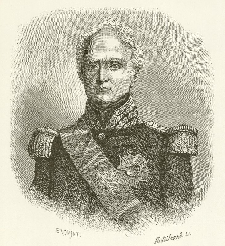 Marskalk Thomas Bugeaud av Etienne Antoine Eugene Ronjat