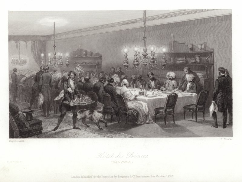 Hotel des Princes av Eugene Louis Lami