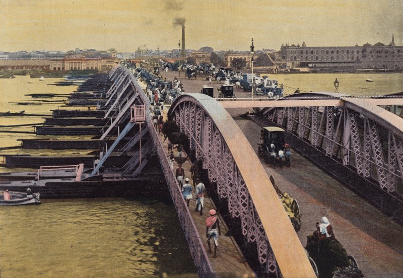 Calcutta, Bridge Over The Hougly av European Photographer