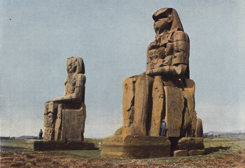 Theben, Memnon-kolossene av European Photographer
