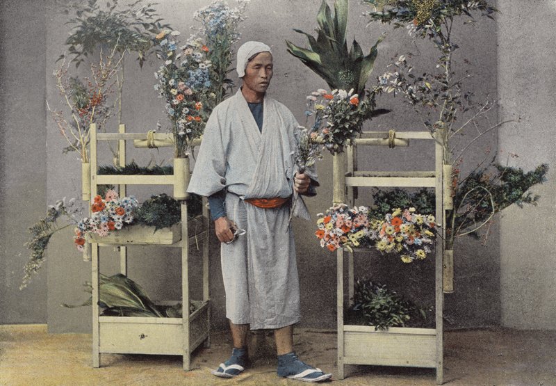En blomsterselger i Japan av European Photographer