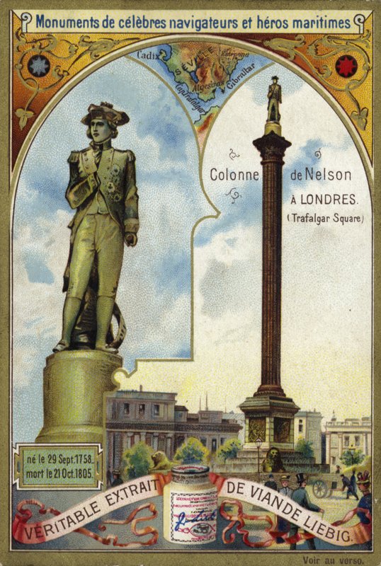 Nelsons Column, Trafalgar Square, London av European School