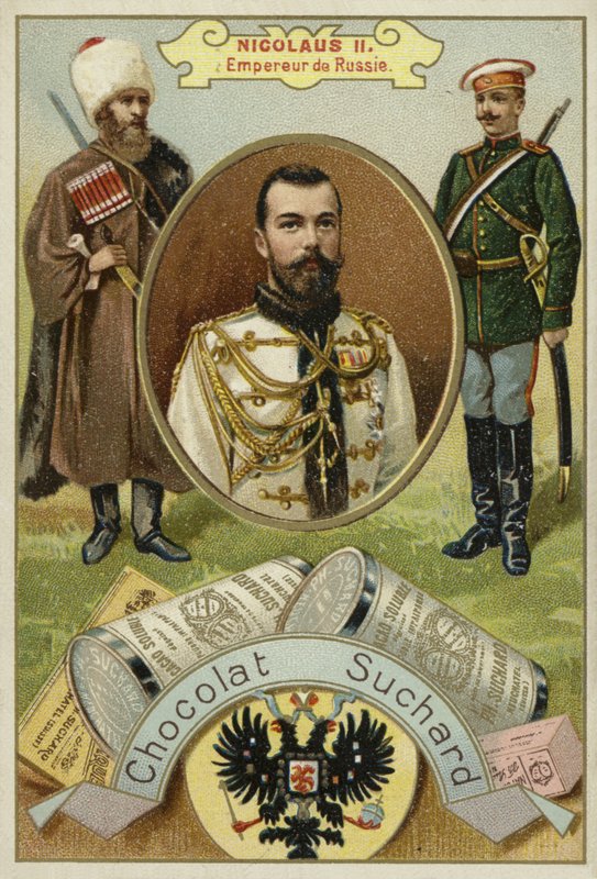 Nicholas II, tsar av Russland av European School