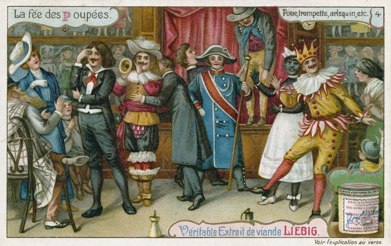 Poet, trompetist; Harlekin, etc av European School
