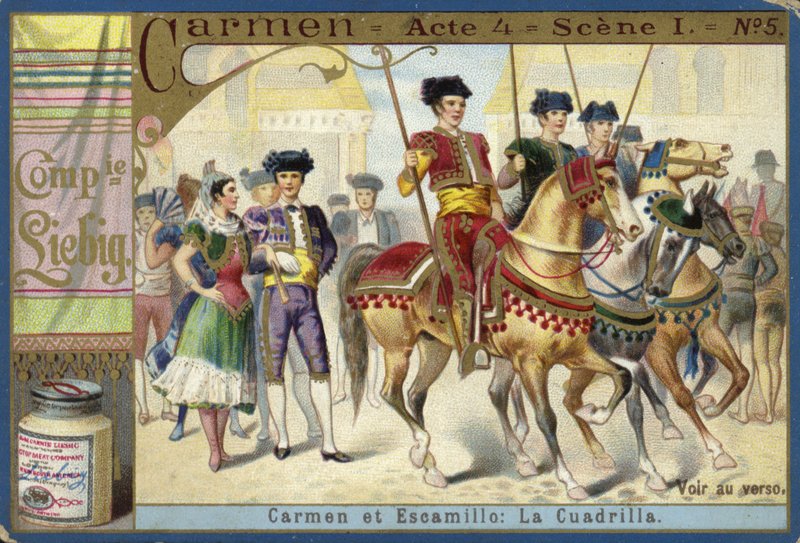 Scene fra Carmen, av Georges Bizet av European School