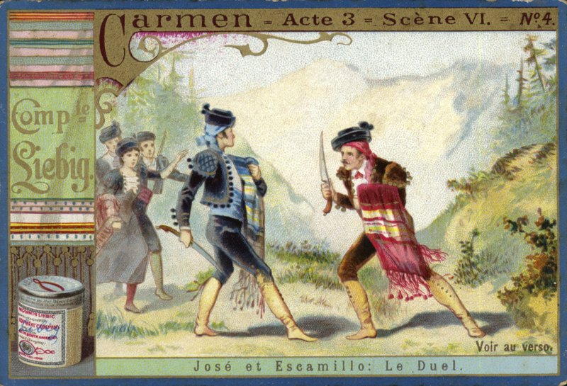 Scene fra Carmen, av Georges Bizet av European School