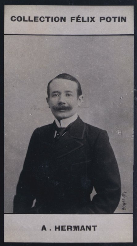 Abel Hermant (1862) (s/hvitt-bilde) av European Photographer