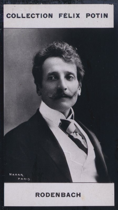 Georges Rodenbach (1855-1899) (s/hvitt-bilde) av European Photographer