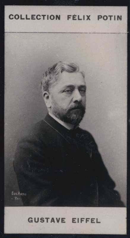 Gustave Eiffel (1832) (s/hvitt-bilde) av European Photographer