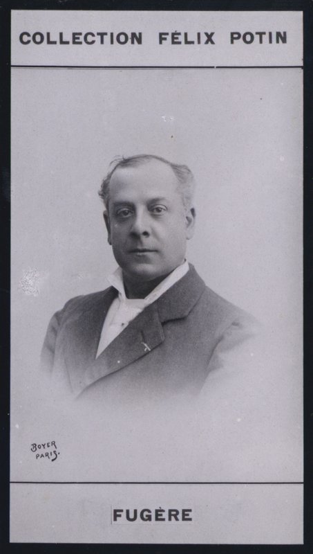 Lucien Fugere (1848) (s/hvitt-bilde) av European Photographer