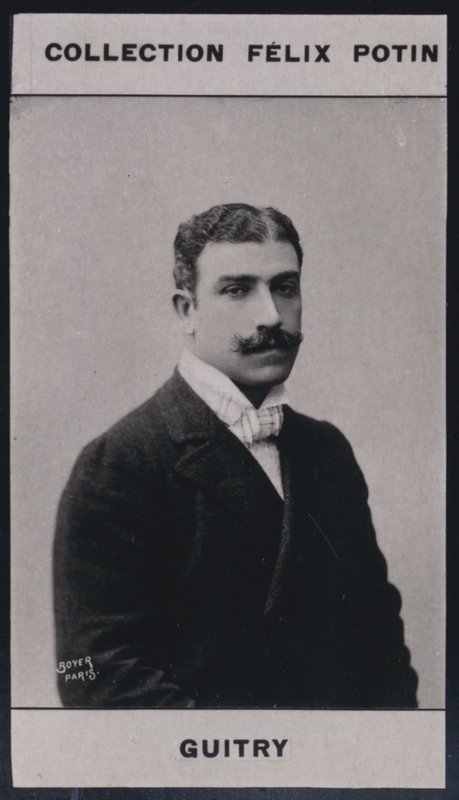 Lucien Guitry (1860) (s/hvitt-bilde) av European Photographer
