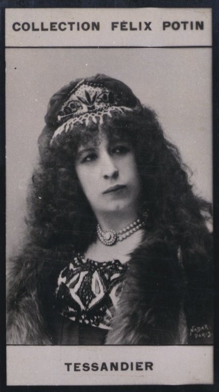 Madame Aimee Tessandier (1851) (s/hvitt-bilde) av European Photographer