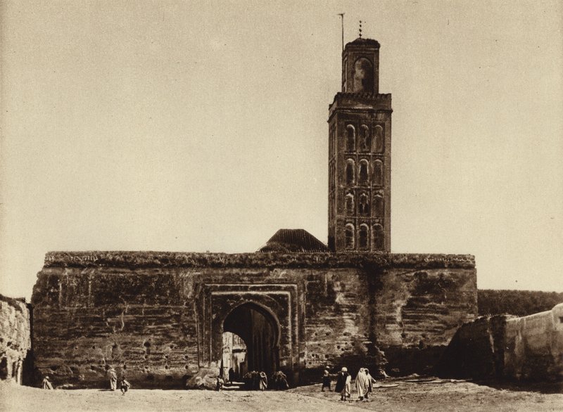 Meknes, moskeen (s/hvitt bilde) av European Photographer