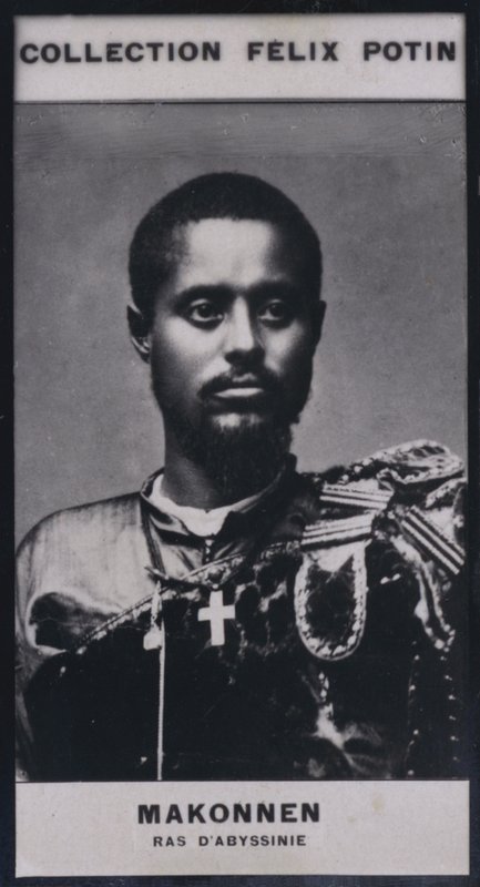 Race Makonnen (1844) (s/hvitt-bilde) av European Photographer