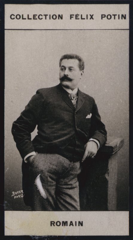 Romain (1858) (s/hvitt-bilde) av European Photographer