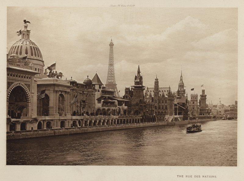 Rue Des Nations (s/hvitt bilde) av European Photographer
