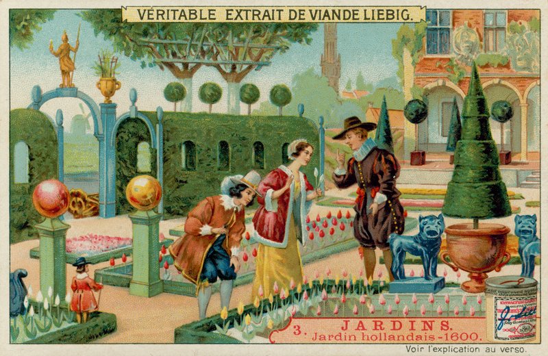En nederlandsk hage fra 1600-tallet av European School
