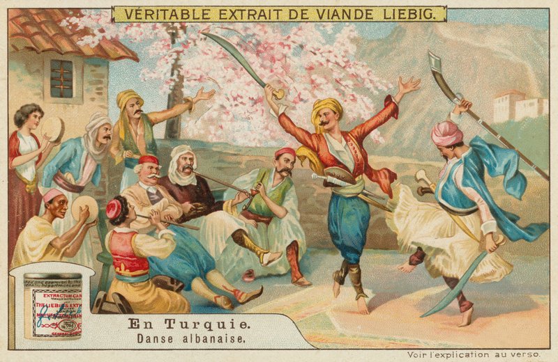 Albanske dansere i Tyrkia av European School