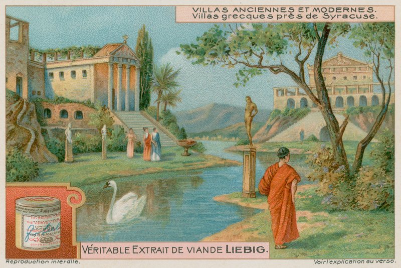 En gammel gresk villa nær Syracuse av European School
