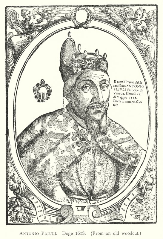 Antonio Priuli, Doge 1618 (gravering) av European School