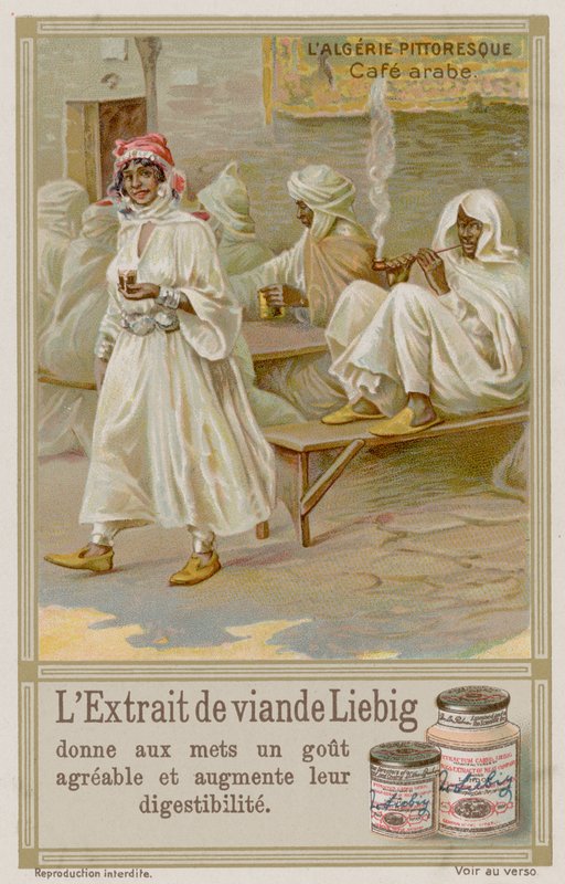 Arabisk kafé i Algerie av European School
