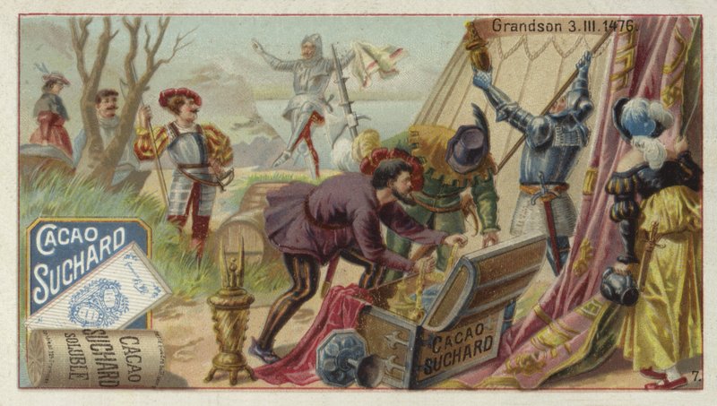 Slaget ved Grandson, Sveits, 3. mars 1476 av European School