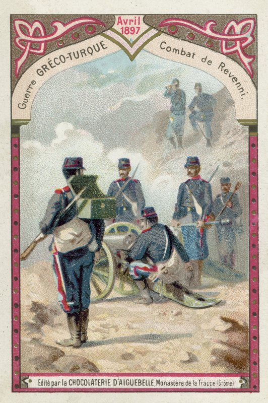Slaget ved Revenni, gresk-tyrkisk krig, april 1897 av European School