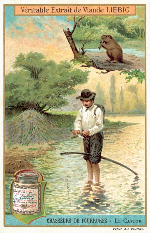 Beverfanger (chromolitho) av European School