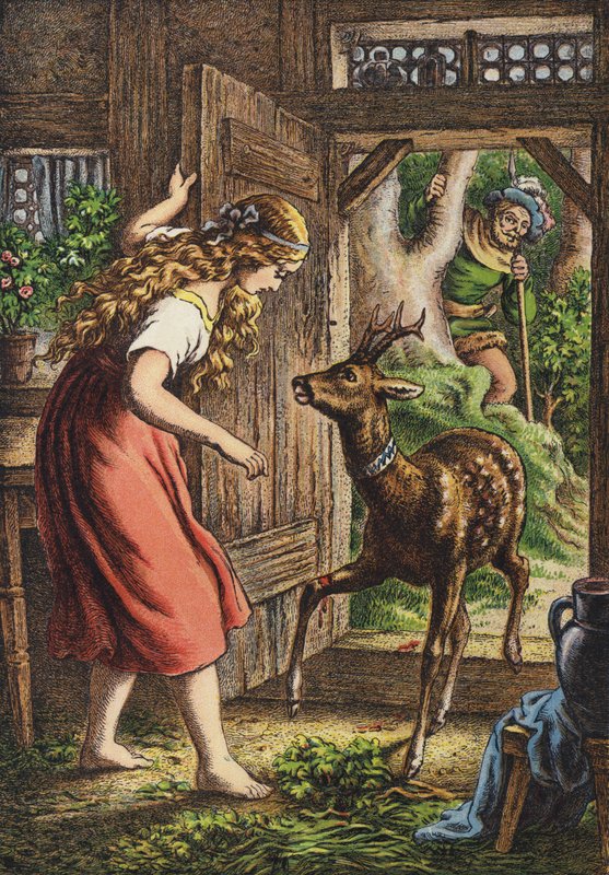 Bror og søster (farge litho) av European School