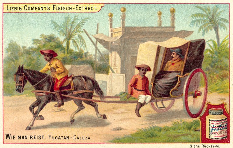 Caleza i Yucatan (chromolitho) av European School