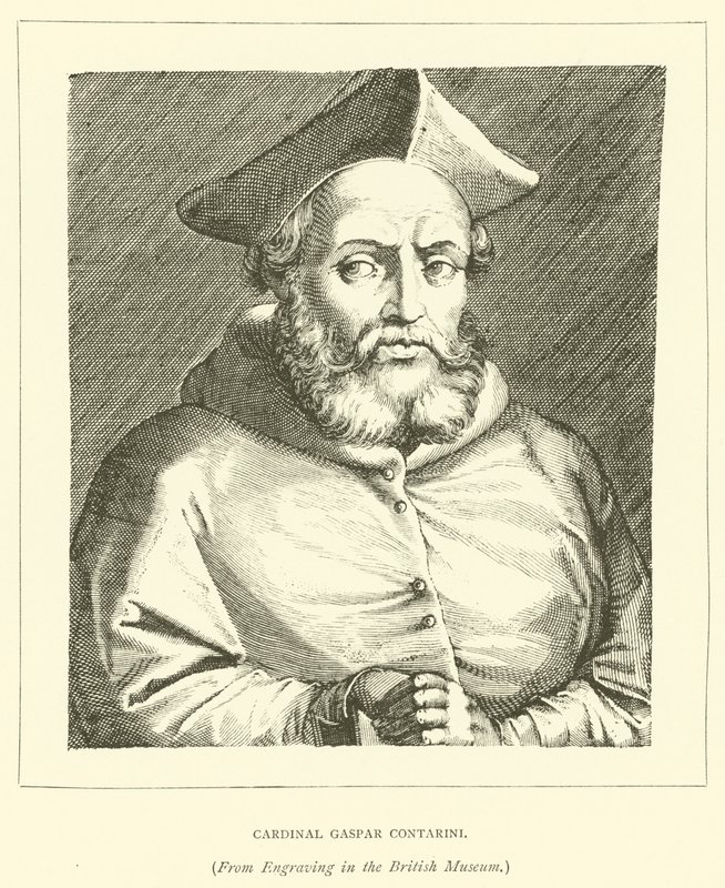 Kardinal Gaspar Contarini (gravering) av European School