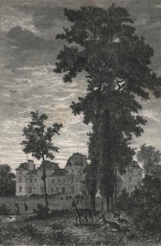 Chateau De M. M. Pereire At Armainvilliers (gravering) av European School