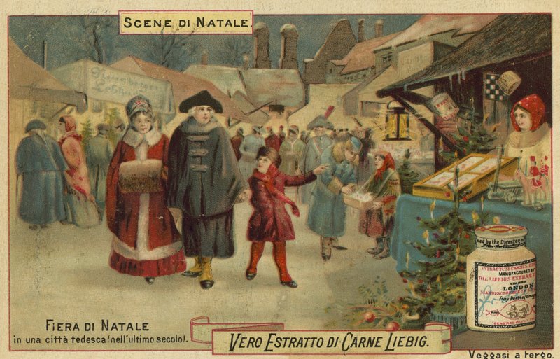 Julemesse i en tysk by av European School