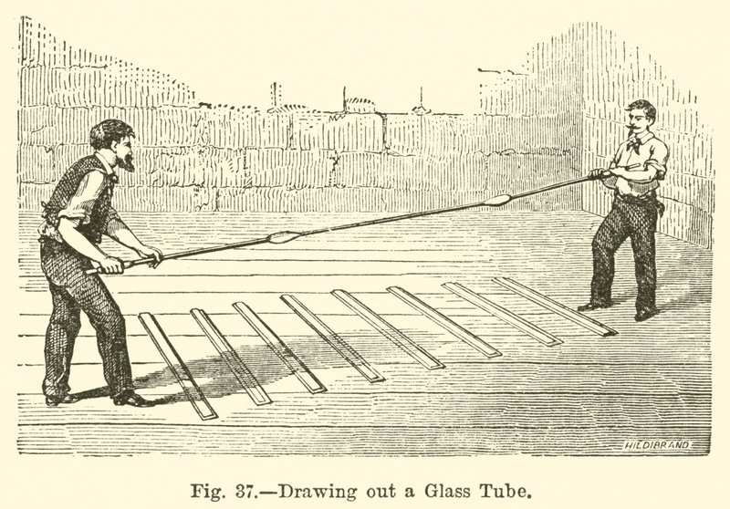 Tegne ut et glassrør (gravering) av European School