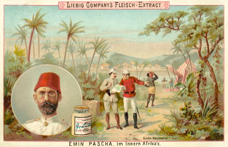 Emin Pasha i Sentral-Afrika (chromolitho) av European School
