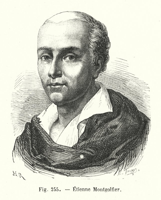 Etienne Montgolfier (gravering) av European School