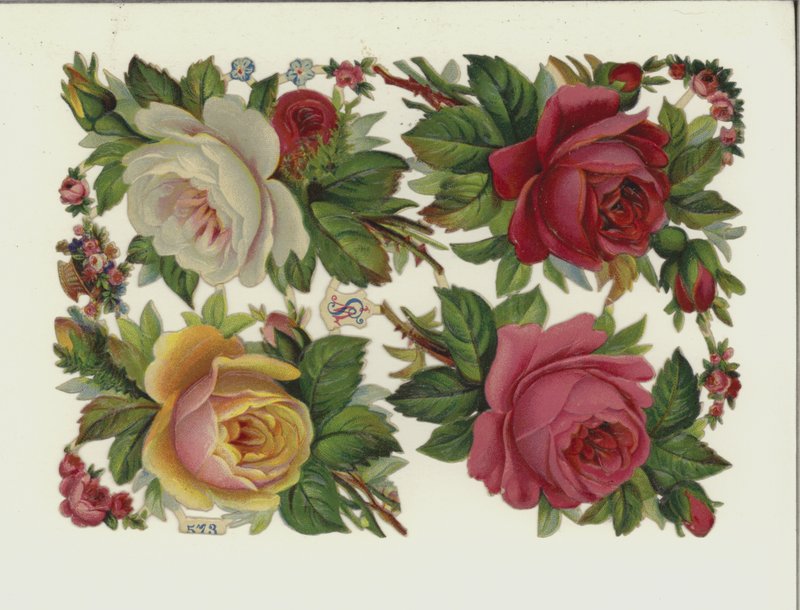 Blomster (chromolitho) av European School