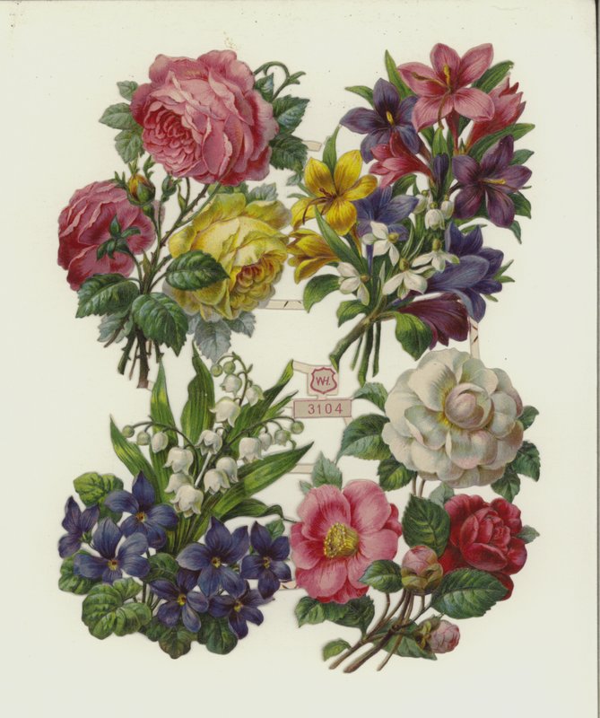 Blomster (chromolitho) av European School