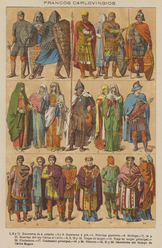 Carloving franc (farge litho) av European School