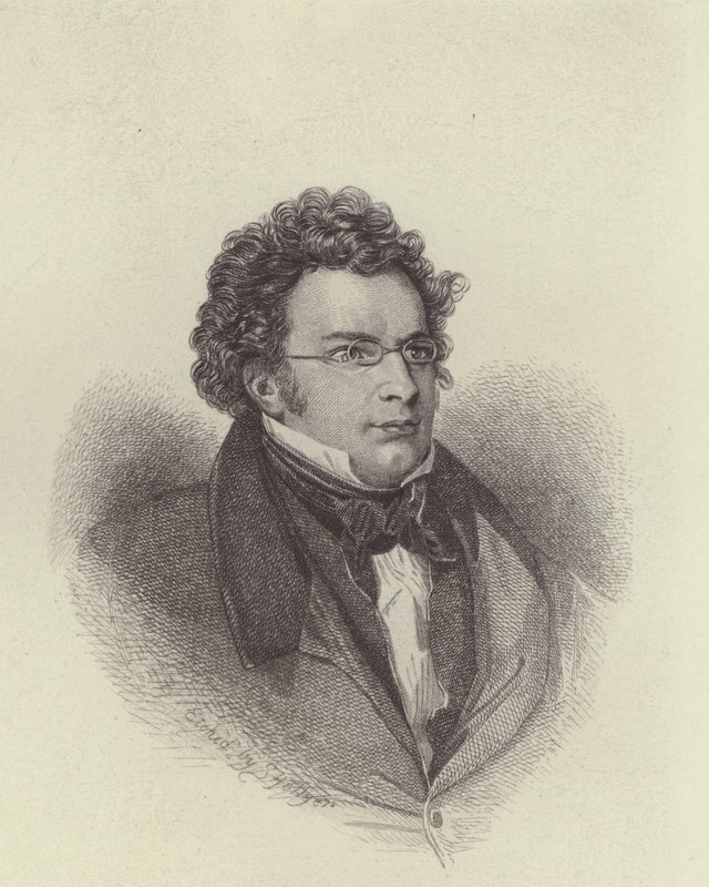 Franz Schubert (gravering) av European School