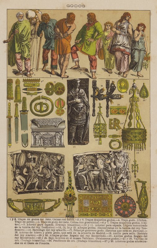 Godos (farge litho) av European School