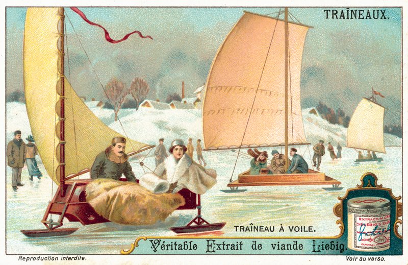 Isyachting (chromolitho) av European School