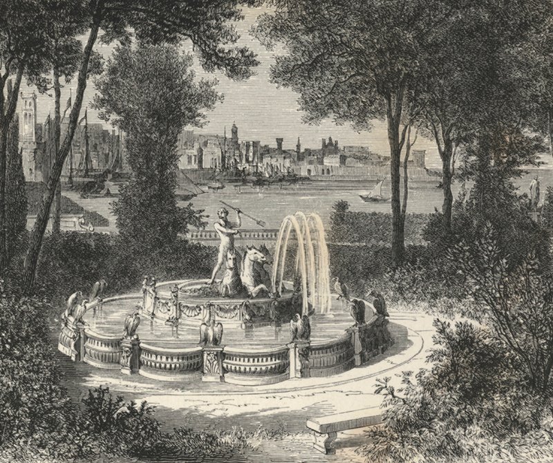 Doria Gardens (gravering) av European School