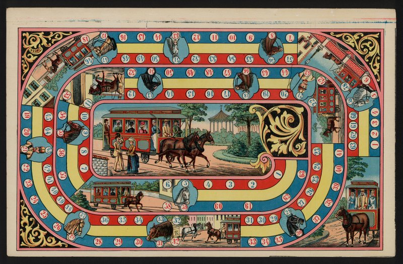 Tramway Game, Tramway Game (farge litho) av European School