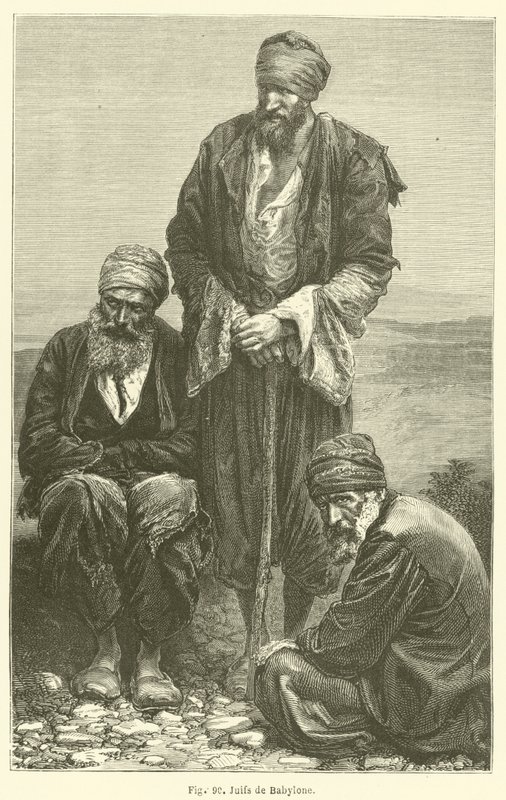 Jøder i Babylon (gravering) av European School