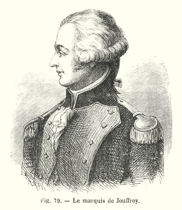 The Marquis de Jouffroy (gravering) av European School