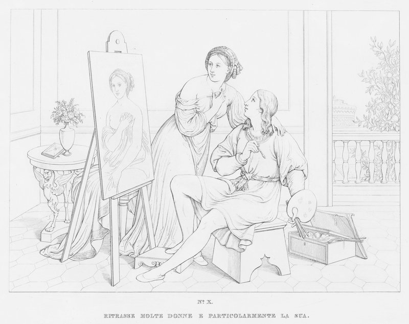 Life of Raphael (gravering) av European School
