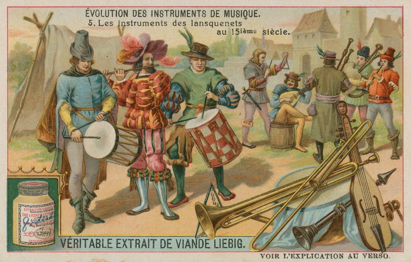 Legesoldats instrumenter fra 1400-tallet av European School