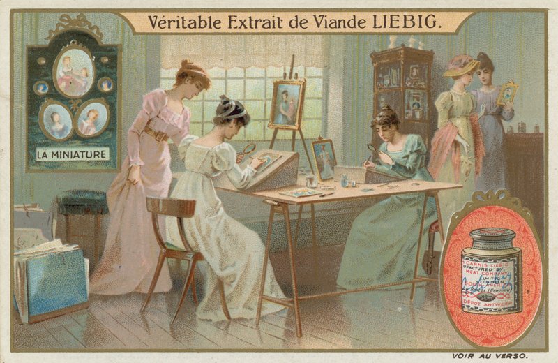 Miniatyr maleri av European School