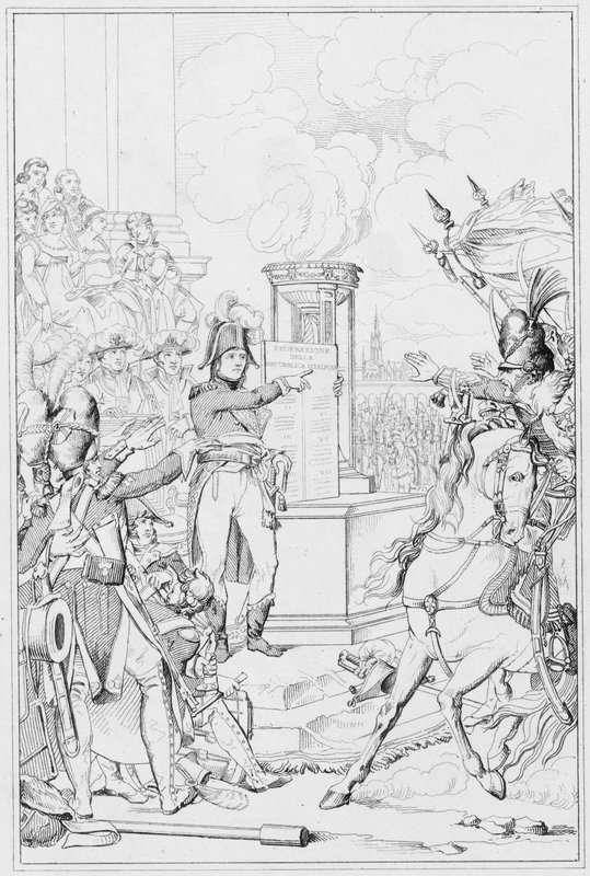 Napoleon: Republique Cisalpine, Cisalpine Republic (gravering) av European School